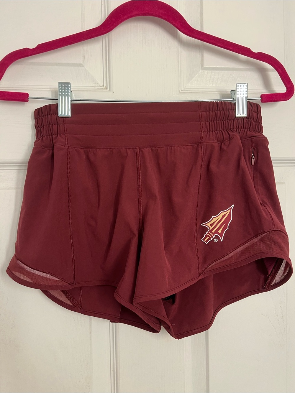 FSU lululemon hotty hot shorts size 6